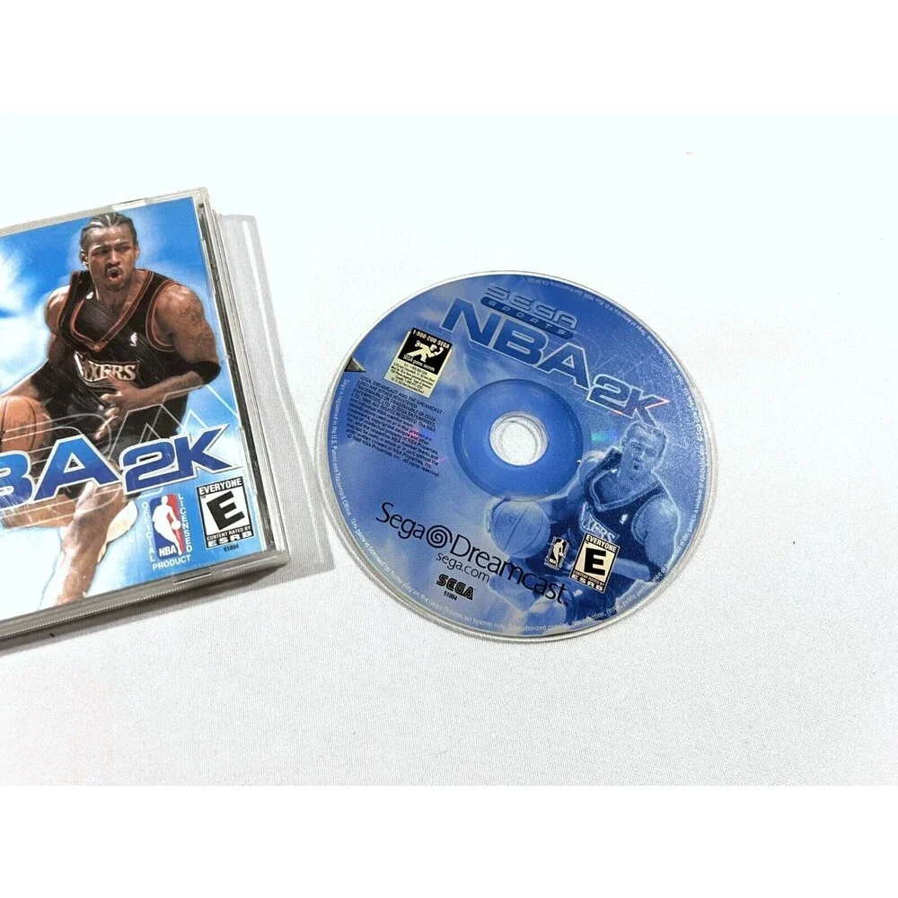 NBA 2k SEGA Dreamcast (1999) CiB Clean Tested AI Vintage Y2K Retro Game